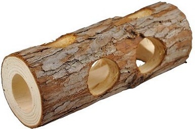 Niteangel Natural Wooden Mouse Tunnel Tube