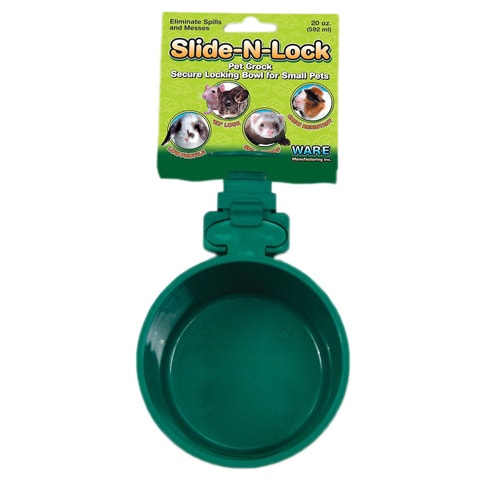 Ware Slide-N-Lock Small Animal Bowl