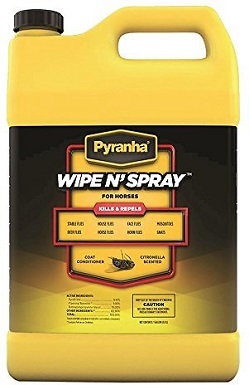 4Pyranha Wipe N' Spray Fly Protection Horse Spray