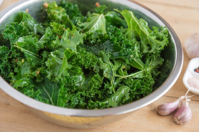 kale in a bowl