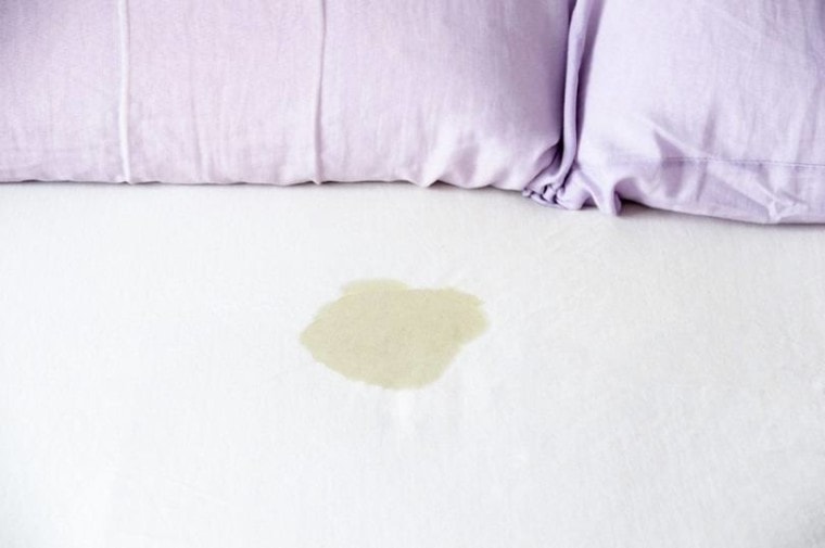 urine on mattress bed
