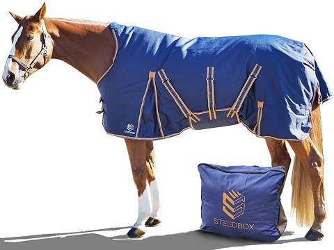 4 Colors & Sizes 68-82 Showman Waterproof and Breathable 600 Denier Turnout Horse Blanket New Horse TACK!