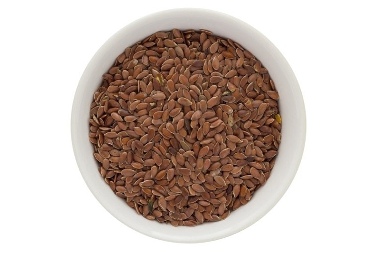 Flaxseed in a bowl