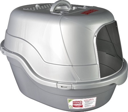 Nature’s Miracle Oval Hooded Litter Box