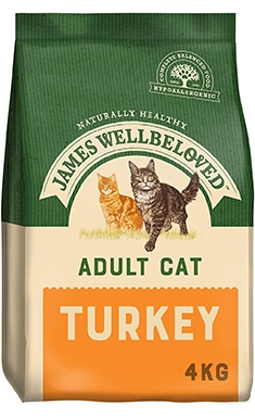James Wellbeloved Complete Turkey and Rice Dry Cat Food