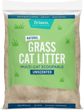 Frisco All Natural Unscented Clumping Grass Cat Litter