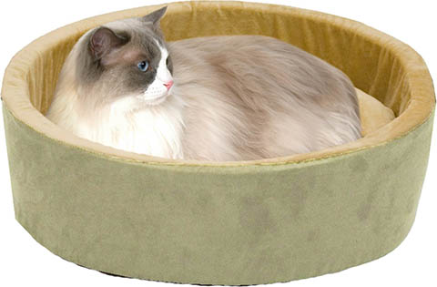 के एंड एच पालतू उत्पाद थर्मो-किट्टी बिल्ली बिस्तर