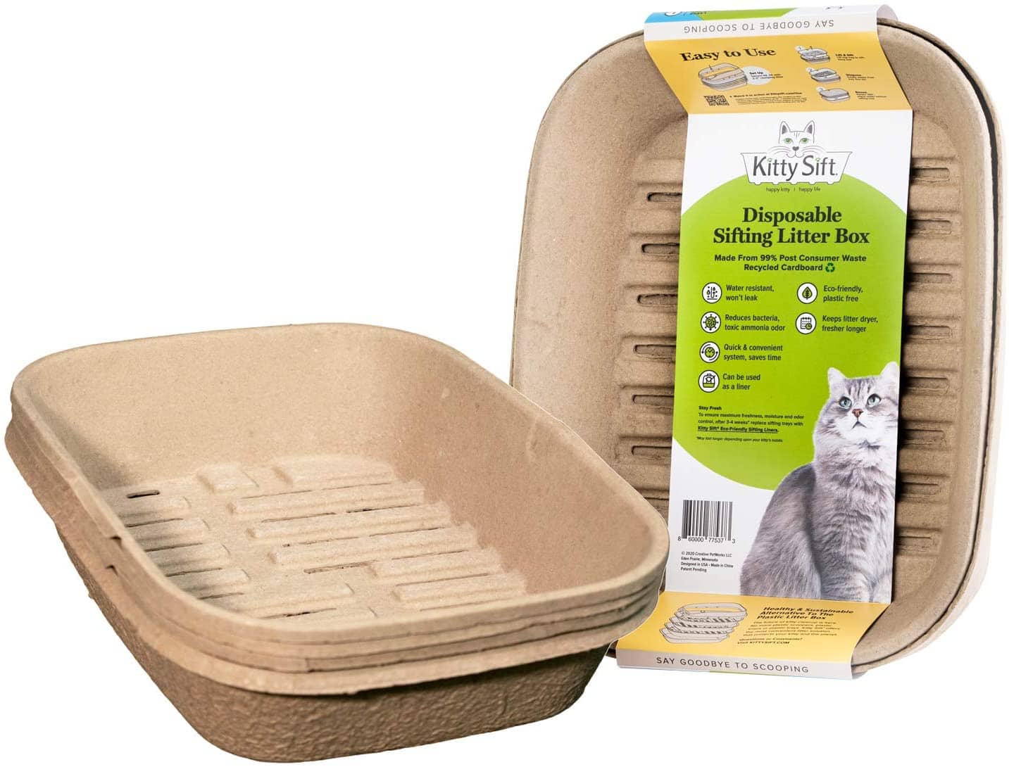 Kitty Sift Disposable Sifting Litter Box and Liners (1)