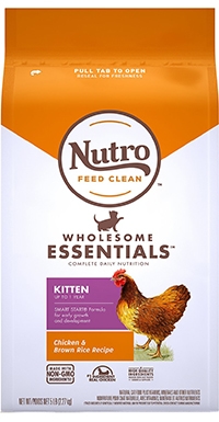 Nutro Wholesome Essentials Chicken & Brown Rice Recipe Kitten