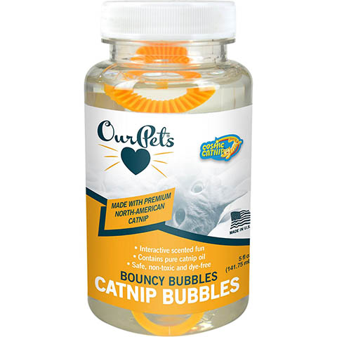 OurPets Catnip Bouncy Bubbles Cat Toy