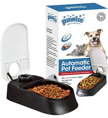 PAWISE Automatic Pet Feeder Food Dispenser