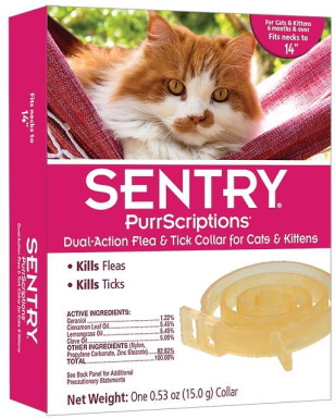 Sentry PurrScriptions Flea & Tick Collar for Cats