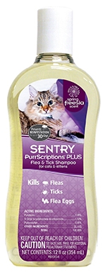 Sentry PurrScriptions Plus Flea & Tick Shampoo