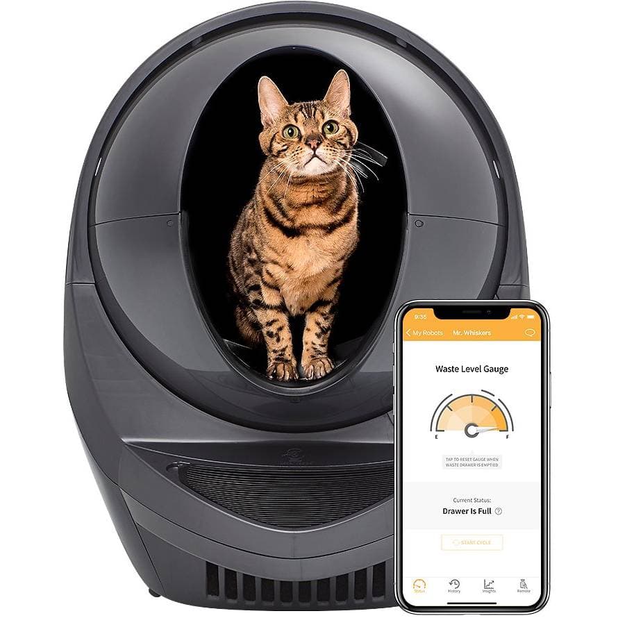 Whisker Litter-Robot WiFi Enabled Automatic Self-Cleaning Cat Litter Box (1)