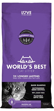World’s Best Cat Litter Multiple Cat Lavender Scented