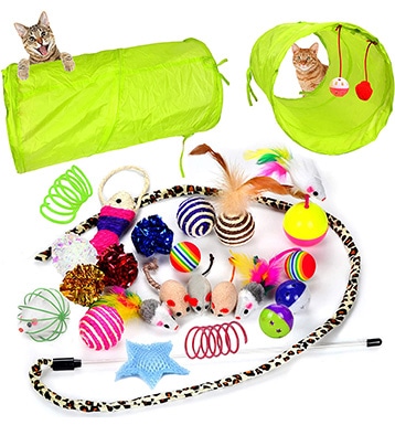 Youngever 24 Cat Toy Assortment