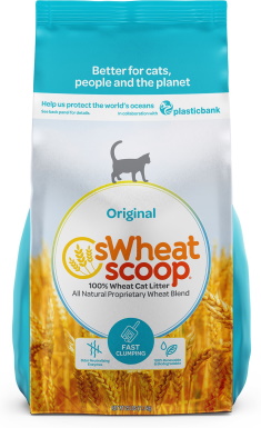 sWheat Scoop Natural Unscented Clumping Wheat Cat Litter