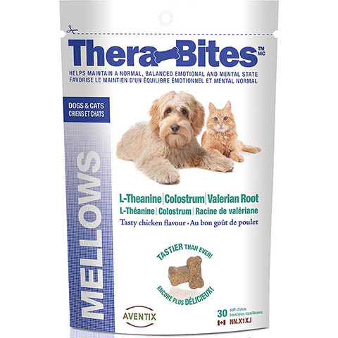 Aventix Thera-Bites Mellows Chicken Flavor Soft Chews Dog & Cat Supplement