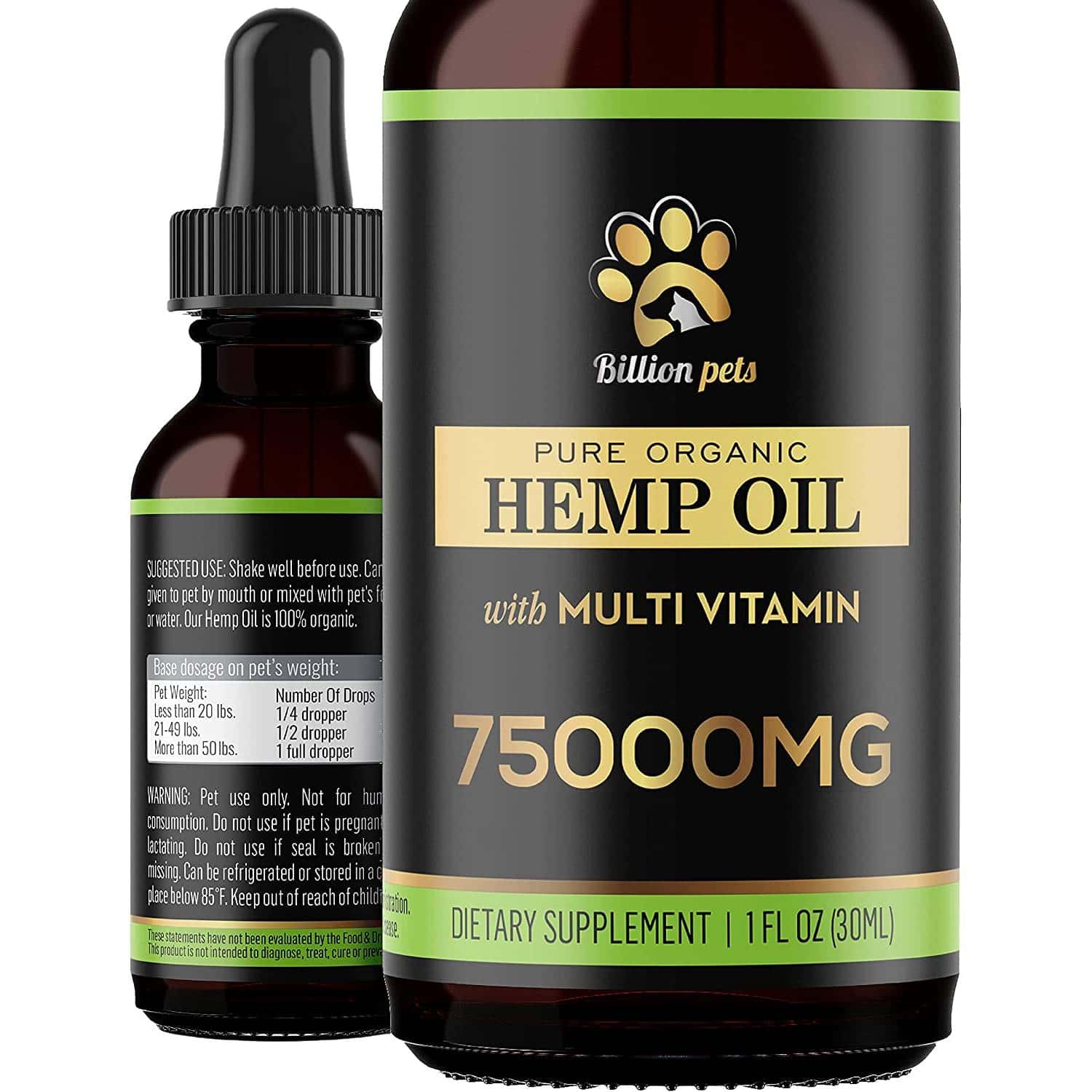 Billion Pets Hemp Oil for Dogs and Cats (1)