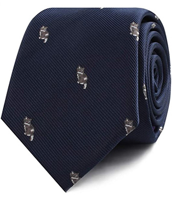 Cat Pattern Necktie