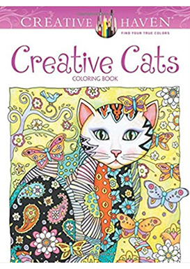 Creative Haven Cat Coloring Book