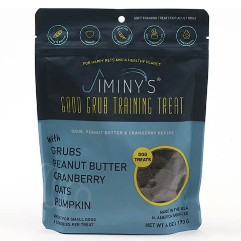 Jiminy's Good Grub Peanut Butter & Cranberry Flavor Soft Training Dog Treats