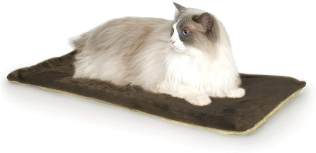 के एंड एच पालतू उत्पाद गर्म थर्मो-किट्टी चटाई प्रतिवर्ती बिल्ली बिस्तर