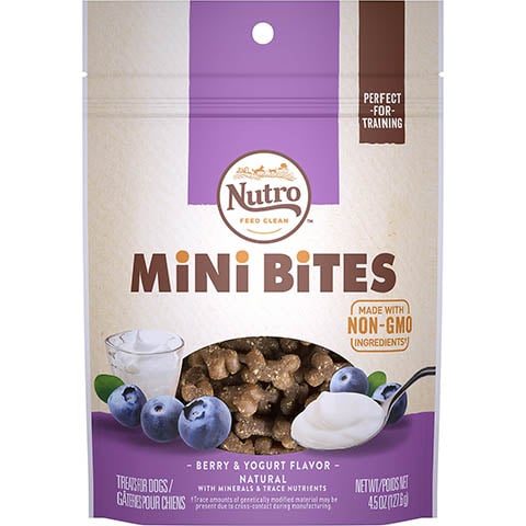 Nutro Mini Bites Berry & Yogurt Flavor Dog Treats