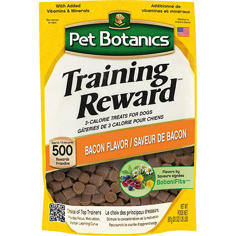Pet Botanics Training Reward Bacon Flavor Dog Treats