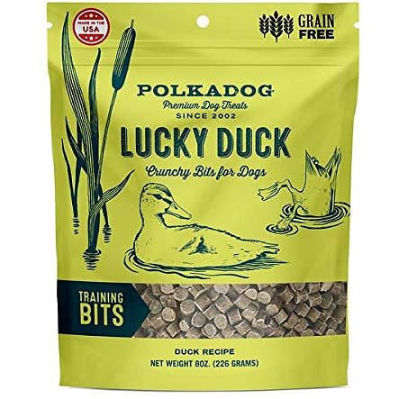Polkadog Lucky Duck Training Bits Dehydrated Dog Treats