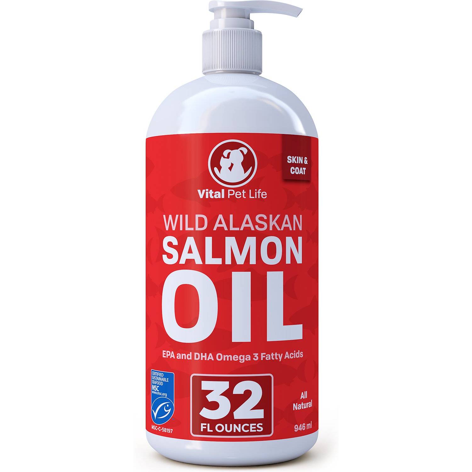 Vital Pet Life Wild Alaskan Salmon Oil Supplement (1)
