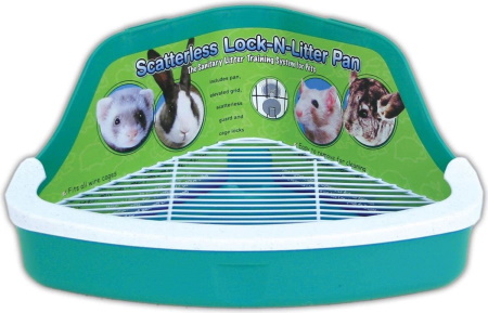 Ware Scatterless Lock-N-Litter Small Animal Litter Pan