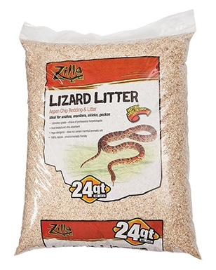 Zilla Lizard Litter Aspen Chip