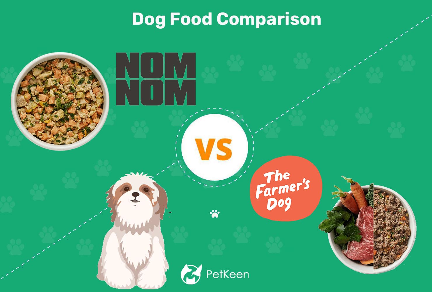 Farmer's Dog vs Nom Nom : Which is the Best Dog Food?