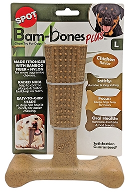 Ethical Pet Bam-bones Plus Chicken Tough Dog Chew Toy