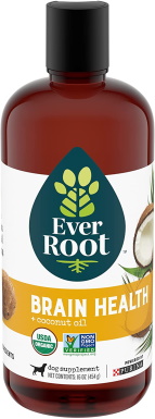 EverRoot Brain Health Coconut Oil Liquid Dog Supplement