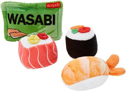 Frisco Sushi Plush Cat Toy with Catnip