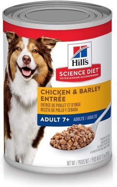 Hills Science Diet Adult 7+ Chicken & Barley Entree Canned Dog Food
