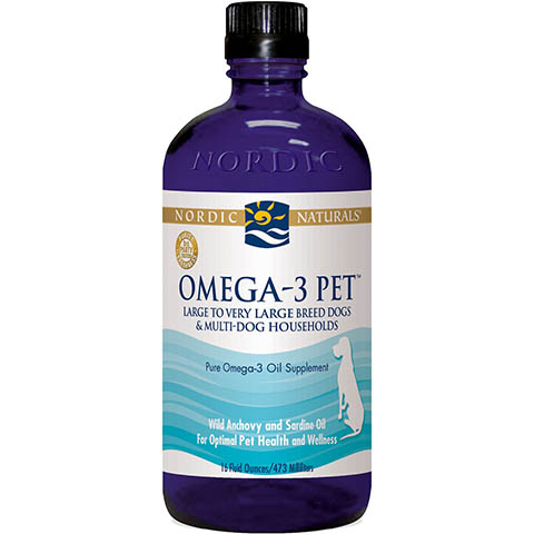 Nordic Naturals Omega-3 Pet Liquid Supplement for Large & Giant Dogs