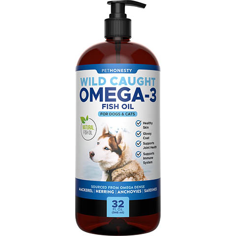 PetHonesty Omega-3 Fish Oil Immune, Joint and Skin & Coat Supplement for Dogs & Cats
