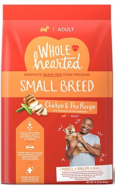 Petco Brand - WholeHearted Grain Free Small-Breed Chicken and Pea Recipe Adult Dry Dog Food