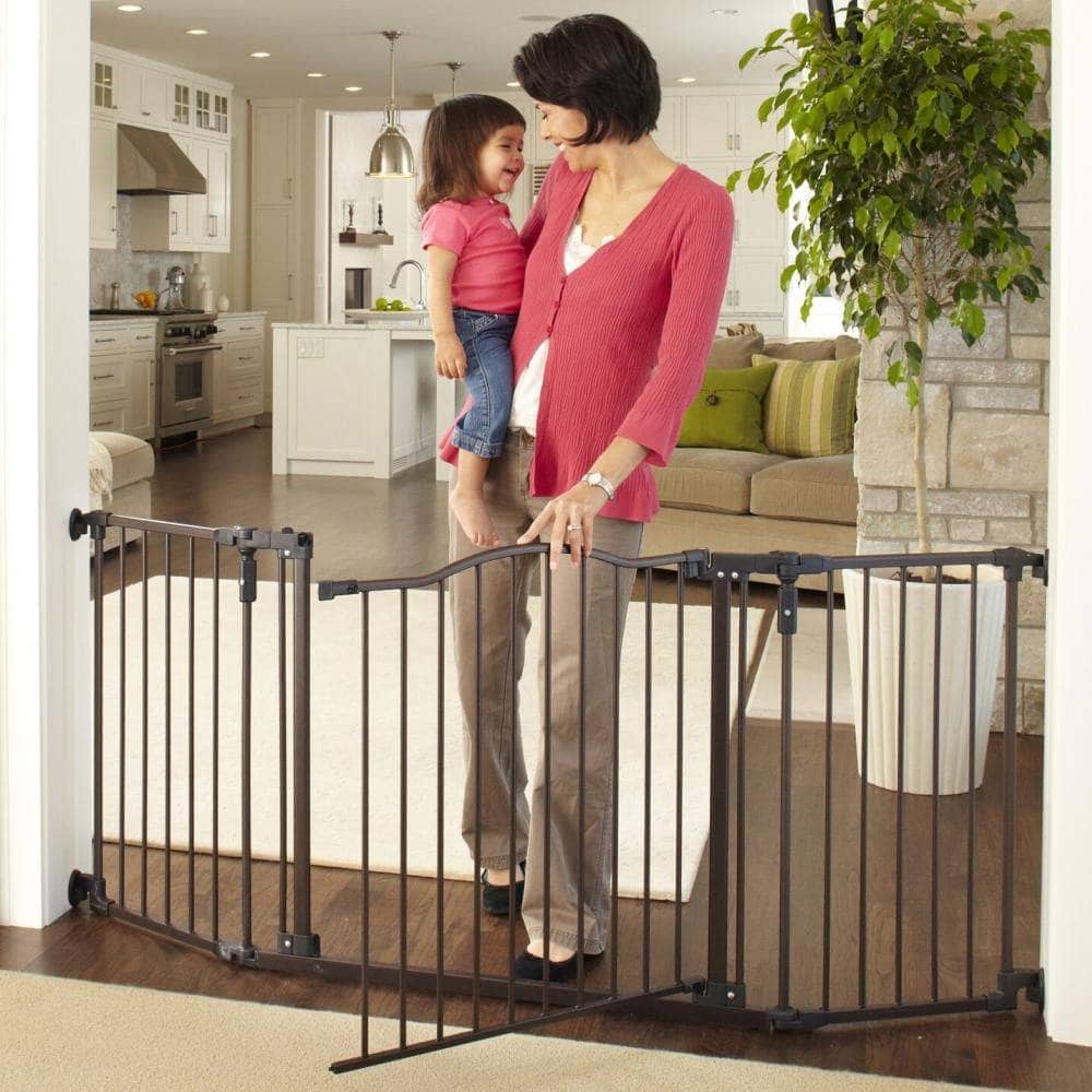 Toddleroo by North States 72” wide Deluxe Décor Baby Gate (1)
