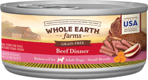 Whole Earth Farms Grain-Free beef dinner