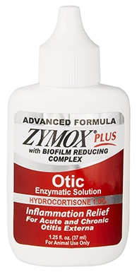 Zymox Plus Advanced Formula 1% Hydrocortisone Otic Dog & Cat Ear Solution
