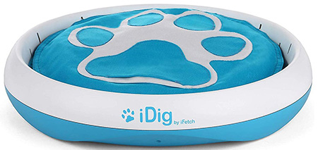 iFetch iDig Stay Dog Toy Blue