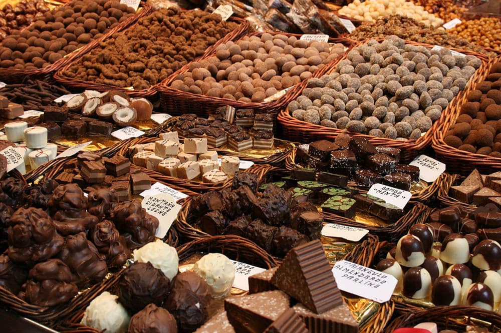 चॉकलेट की विविधता