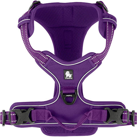 Chai's Choice Premium Outdoor Adventure 3M Polyester Reflective Front Clip Dog Harness