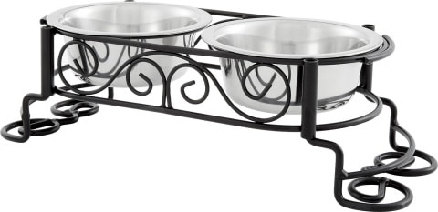 Ethical Pet Mediterranean Double Diner Elevated Pet Bowls