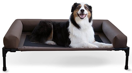 K&H Pet Products Original Elevated Bolster Cot Dog Bed