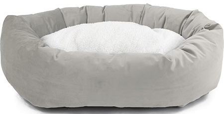 Majestic Pet Velvet Bagel Dog Bed